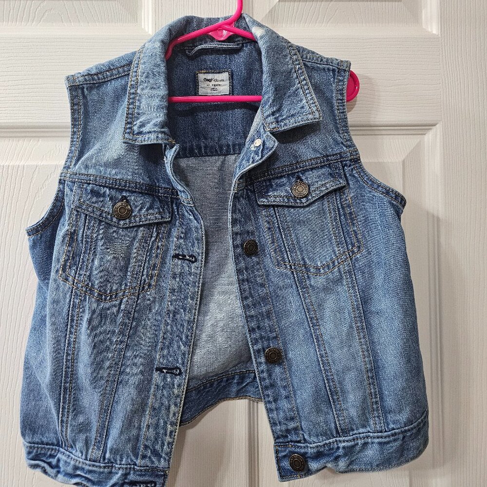 Gap Kids Denim Vest Size XL
